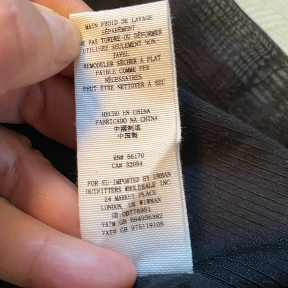 Women's Free People Short Black Beaded-Lace-Embroidered Dress - Picture 7 of 8